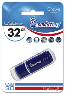 Флэш накопитель USB 32 GB SmartBuy Crown Blue