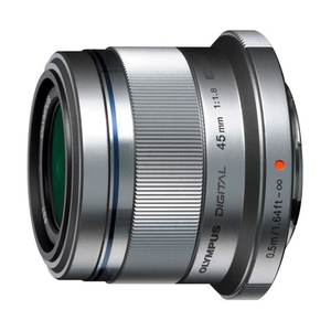 Объектив Olympus M.Zuiko Digital ED 45mm F1.8 серебристый