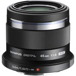 Объектив Olympus M.Zuiko Digital ED 45mm F1.8 черный