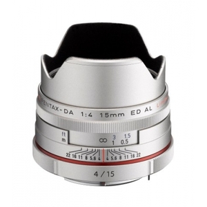 Объектив Pentax HD DA 15mm F/4 AL Limited серебристый