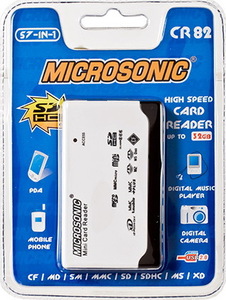 Картридер Microsonic CR82 57-in-1 (черно-белый)