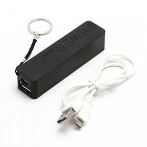 Портативный аккумулятор 2600ma + кабель micro usb белая