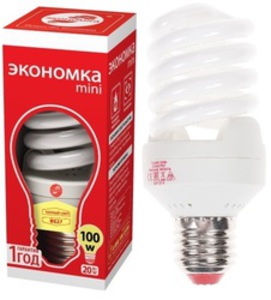 Лампа люминесцентная Экономка SPC 20W E2727 mini