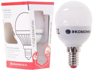 Лампа светодиодная Экономка LED 7W GL E1445