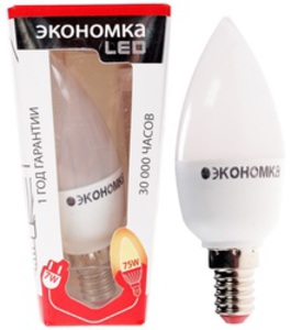 Лампа светодиодная Экономка LED 7W CN E1430