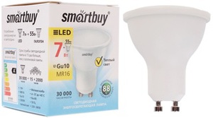 Лампа светодиодная Smartbuy SBL-GU10-07-30K-N