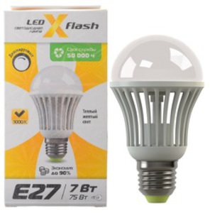 Лампа светодиодная X-Flash XF-BGD-E27-7W-3K-220V