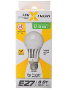 Лампа светодиодная X-Flash XF-BF-E27-8W-3K-220V