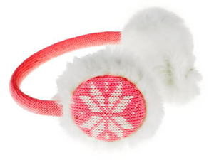 Наушники Cason "Снежинка" красный