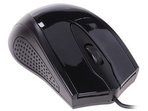 Мышь проводная Oxion OMS007BK
