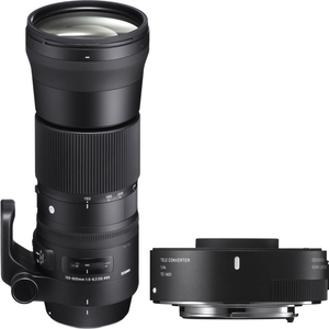Объектив Sigma AF 150-600mm |Cont. CANON + телеконвертер TC-1401