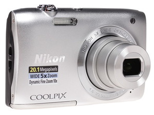 Компактная камера Nikon Coolpix S2900 серебристый