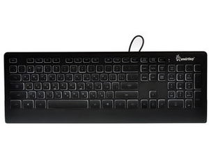 Клавиатура проводная мультимедийная с подсветкой Smartbuy 303 USB черная (SBK-303U-K)