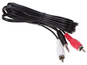 Кабель соединительный DEXP 3.5 mm jack - RCA x2 2метра