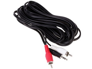 Кабель соединительный DEXP 3.5 mm jack - RCA x2 5метров