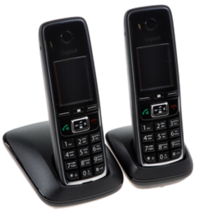 Телефон беспроводной (DECT) Siemens Gigaset C530 DUO Black