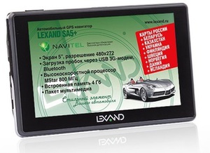 GPS навигатор Lexand SA5+