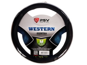 Оплетка на руль PSV WESTERN черный
