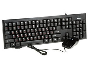 Клавиатура+мышь Sven Standard 310 черный