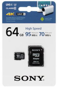 Карта памяти microSDXC 64Gb Sony SR64UX2AT