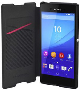 Чехол-книжка  для смартфона Sony Xperia Z3+ розовый