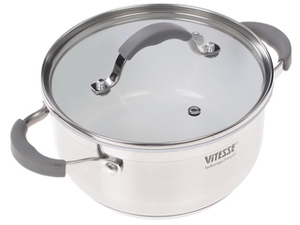 Кастрюля Vitesse VS-2102 серебристый