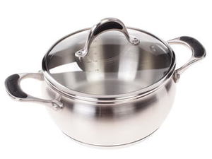 Кастрюля Vinzer 89048 серебристый