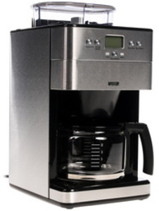 Кофеварка Mystery MCB-5125 серебристый