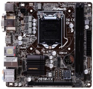 Материнская плата ASRock H81M-ITX