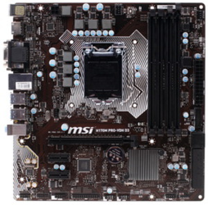 Материнская плата MSI H170M PRO-VDH D3