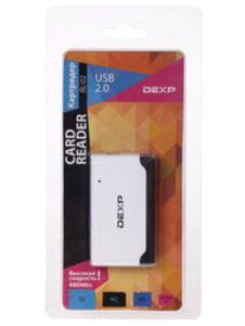 Карт-ридер Dexp RL-02 белый