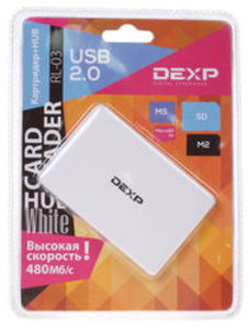 Карт-ридер Dexp RL-03 белый