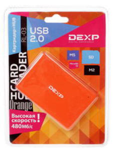 Карт-ридер Dexp RL-03 оранжевый