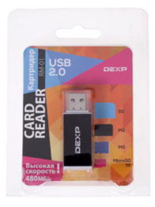 Карт-ридер Dexp RM-01 черный
