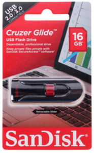 USB флешка 16Gb SanDisk Cruzer Glide SDCZ60-016G-G35