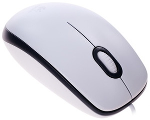 Мышь проводная Logitech M100 белая