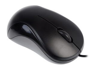 Мышь проводная Oklick 115S черный