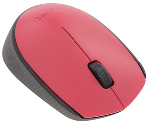Мышь беспроводная Logitech M171 розовый