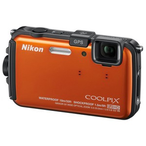 Цифровой фотоаппарат NIKON Coolpix AW100 Orange (Б.У.)