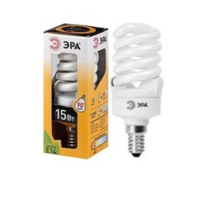 Лампа люминесцентная ЭРА F-SP-15-827-E14