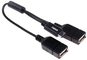 Переходник NEXX  2xUSB A - USB-C