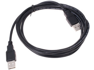 Кабель соединительный DEXP USB A - USB A 2метра черный