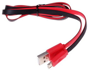Кабель InterStep USB - micro USB красный