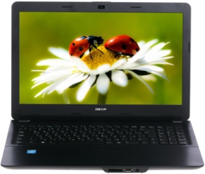 15.6" Ноутбук DEXP Aquilon O120 черный