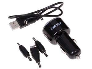Автомобильное зарядное устройство DEXP U-Car 15W 3.1A B