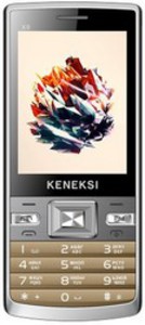 Сотовый телефон Keneksi X9 золотистый