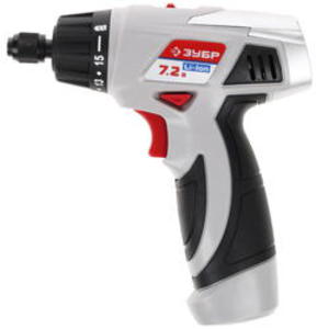 Шуруповерт Зубр ЗДА-7.2-Ли-К
