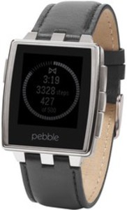Смарт-часы Pebble Steel 401 серебристый
