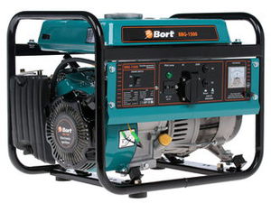 Бензиновый электрогенератор Bort BBG-1500