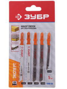 Пилки для лобзика ЗУБР "ЭКСПЕРТ 1595-S5